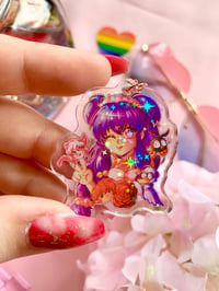 Image 2 of Ranma 1/2 Shampoo Charm 2 Inches Holographic