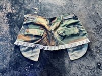 Image 2 of Deconstructed camo mini skirt