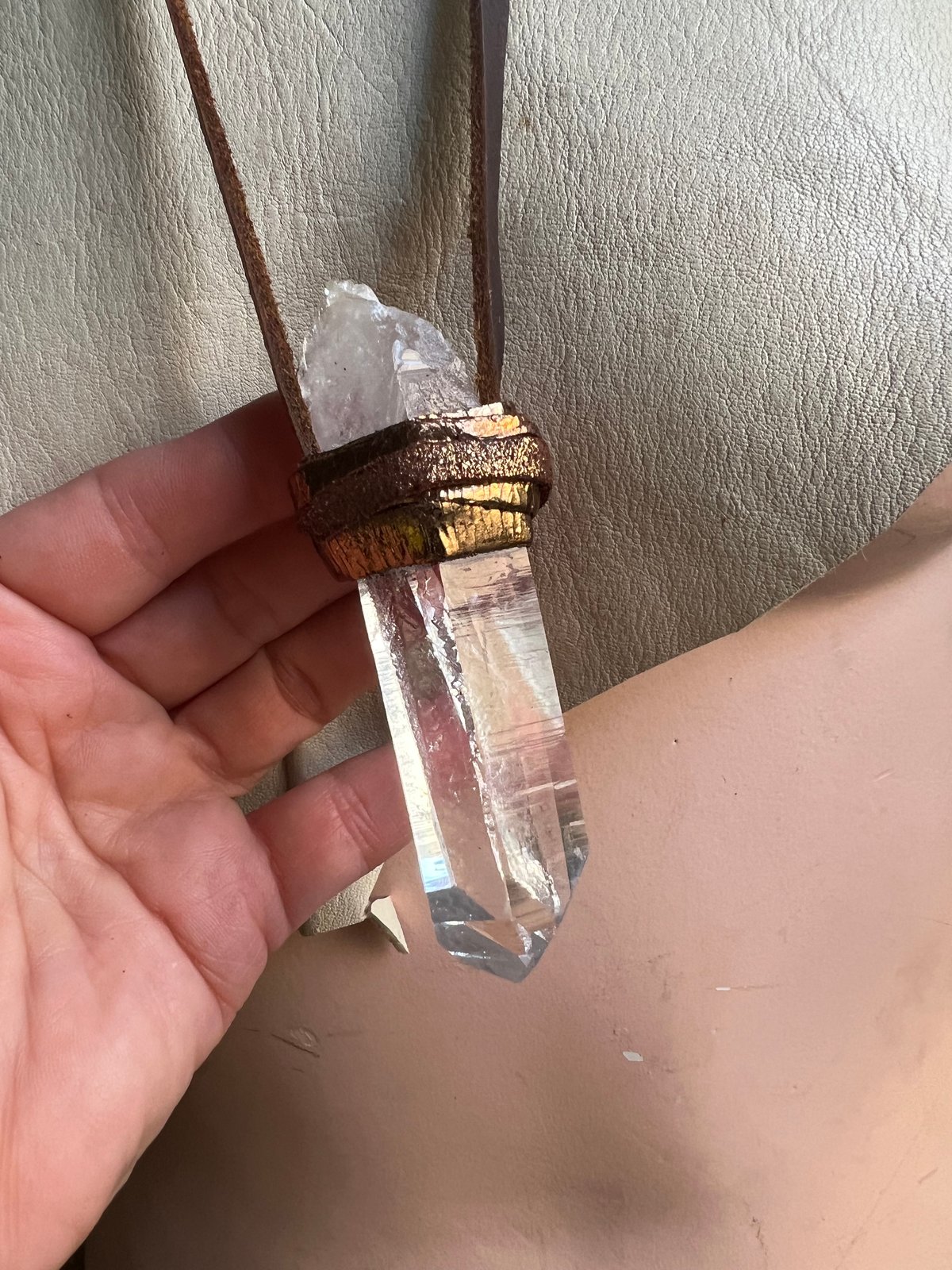 FATTY:    XL LEMURIAN SPEAR-brown + bronze