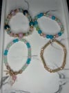 Blue & Pink Bracelet Set