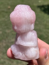 Image 3 of Rose Quartz Baby Buddha Carving #2689