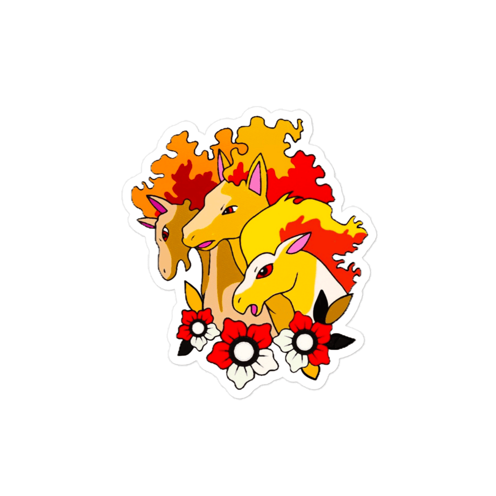 Image of Fire Horses Sticker