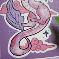 Image 3 of Cute Dragon - A6/A5 vinyl sticker