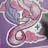 Cute Dragon - A6 vinyl sticker Image 3