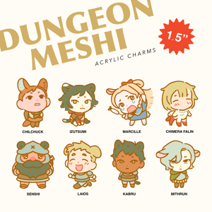 Dungeon Meshi Acrylic Charms