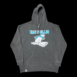 Image of S&P-“MADCHILLIN” 10 Yr. Anniversary SAMPLES (1/5) Logo Hoodie (Vintage Charcoal)