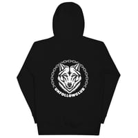 Image 2 of unfollowclub WOLF LOGO Unisex Hoodie