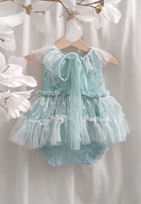 Image 3 of Sitter photo session dress Betsy | age 12-18 months | minty