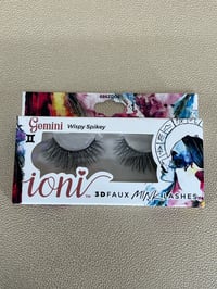 Image 1 of GEMINI wispy long spikey faux mink eyelashes
