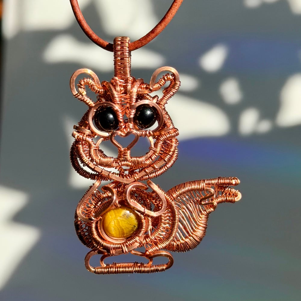 Image of Chipmunk Pendant for Sarah B. 