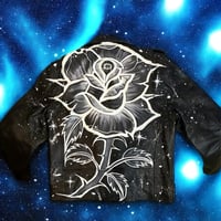 Image 1 of Rose Leather jacket Custom