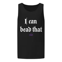 Image 1 of I can bead that Unisex garment-dyed tank top