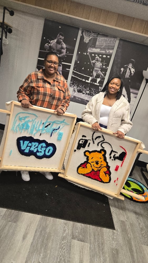 4/17 - 2 Person Rug Tufting Workshop Deposit (Friday 6PM)