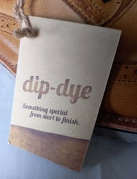 Image 12 of Mens Clarks Brogues Shoes Dip Dye Cognac Leather UK Size 7 G Unworn in Box