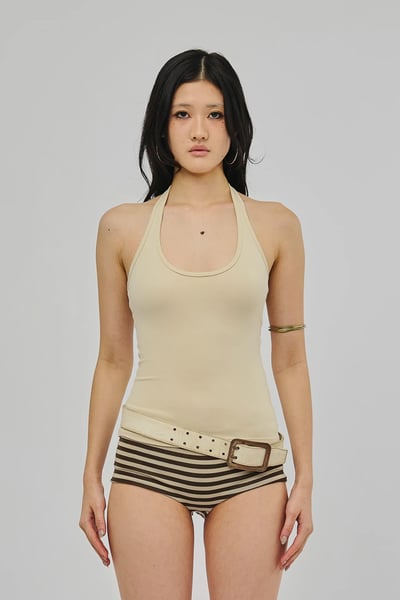 Image of GHOSTBOY - Scoop Halter (Cream)