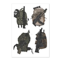 Backpack Sticker sheet  