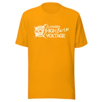 Image 3 of High Voltage (White Text) T-Shirt