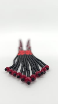 Image 4 of Red Tatreeze Necklace Twist & Tie (Made in Egypt)