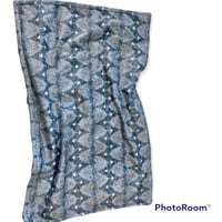 Image 5 of 🏹Arrows on Faded Denim Blue Baby Blanket CUSTOM ORDER