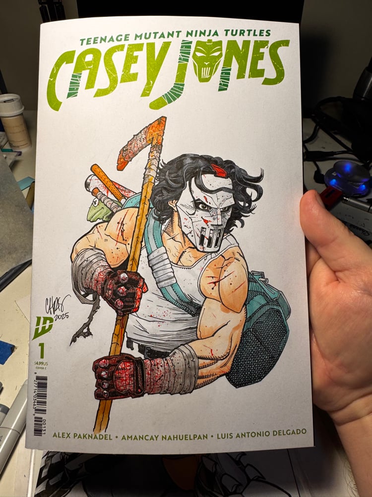 Image of Casey jones 1 sketch cover