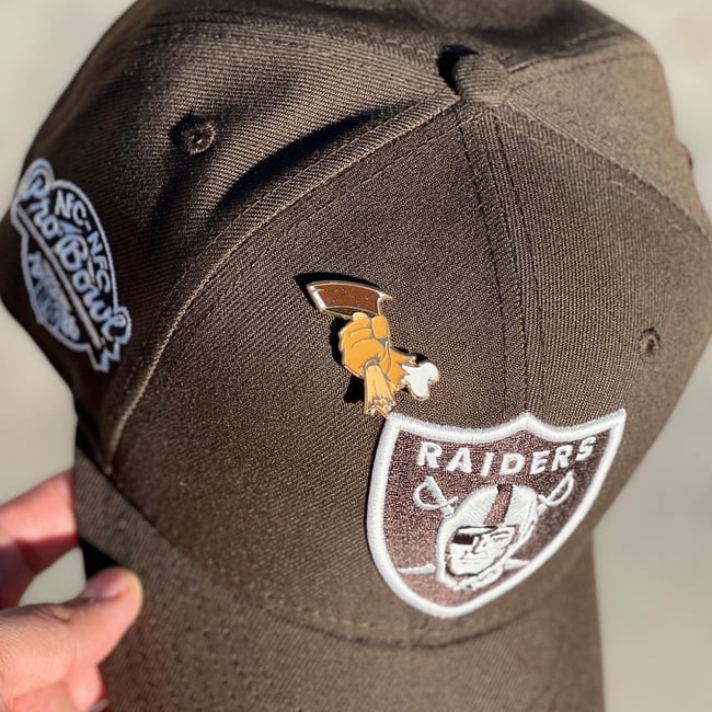 Bad To The Bone Pin - Brownish Gold