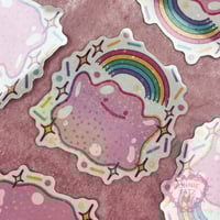 Ditto Rainbow Glitter Sticker