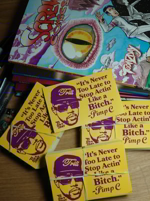 Image of Pimp C Quote Sticker