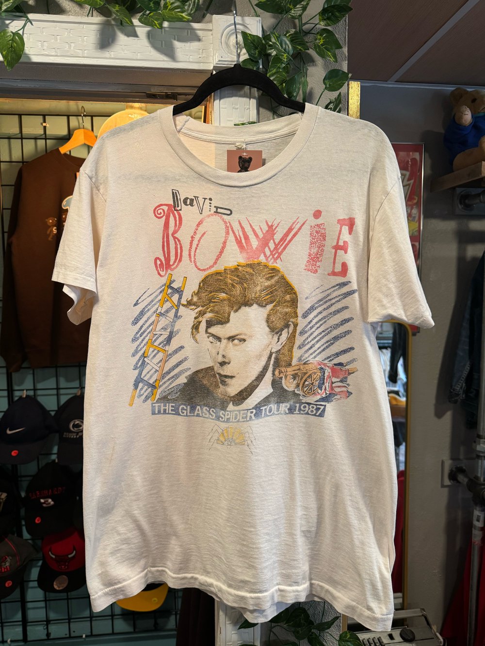 1987 David Bowie Glass Spider Tour Tshirt 