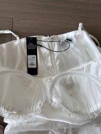 Image 3 of white sexy dress (sz medium) 