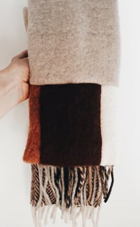 Image 4 of Giant patchwork scarf 