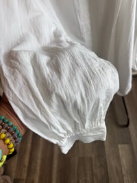 Image 2 of Fashion Nova bubble sleeve gauze shirt duster 