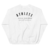 Image 1 of Athlete (Black on White) - Sweater