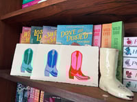 Image 2 of cowboy boot mini print