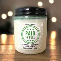 Image 2 of Paid In Full Candle | 8 oz Glass Jar