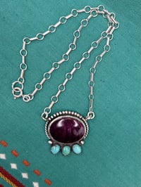 Image 3 of Purple Spiny Necklace 