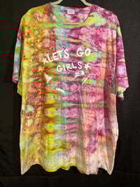 Image 1 of 3XL Let's Go Girls  Reverse Tie Dye Shirt 1