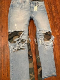 Image 3 of Hybrid camo denim size size 34