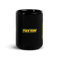 Image 1 of FUCK YEAH Black Glossy Mug