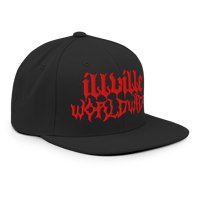 Image 12 of illville Worldwide Snapback (Red Logo)