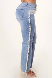 Image 2 of Pearl Fringe Pants