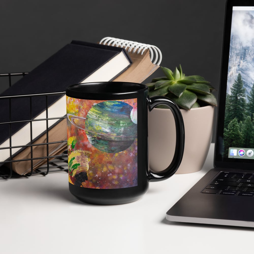 Image of Beverage Mug - We'll See How Long the Universe Enjoys this Patch Job