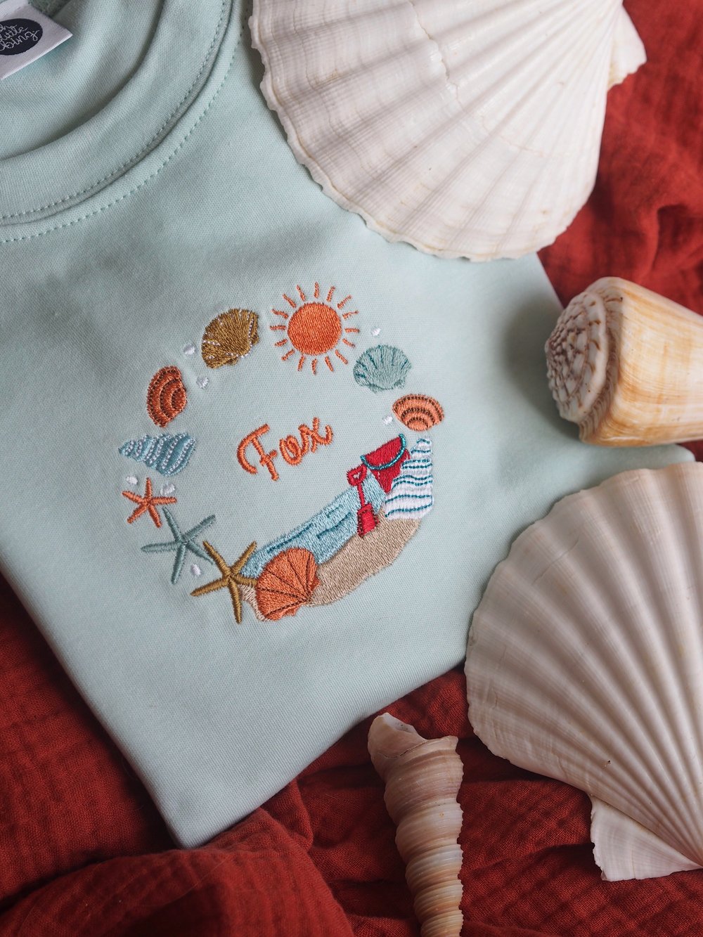 Image of Sea Shells & Sunshine - Mint Tee