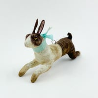 Image 3 of X Large Folk Art Leaping Rabbit