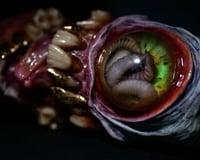 Image 21 of Parasite cyclops - Glow in the Dark Bic Lighter Sleeve OOAK