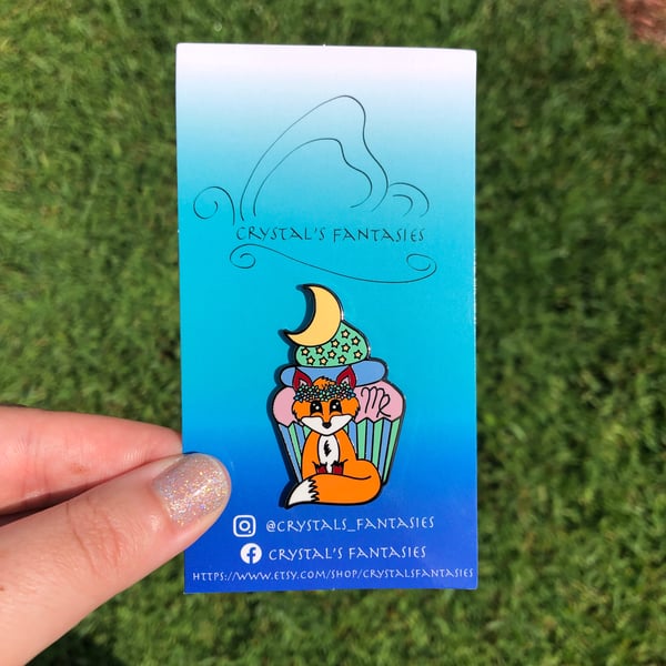 Image of Virgo Cupcake Pin