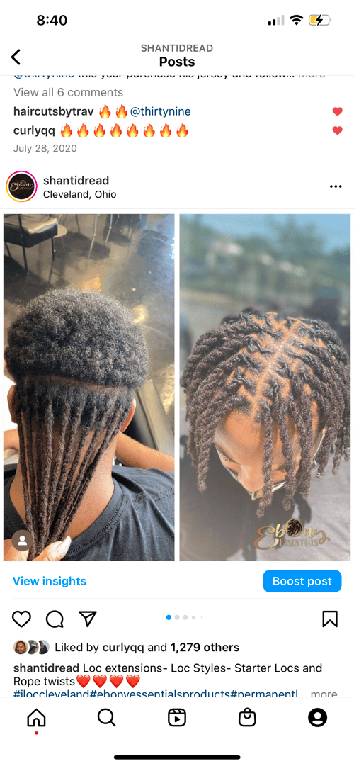 Image of Human hair Loc Extensions for 80-100 depending on length 