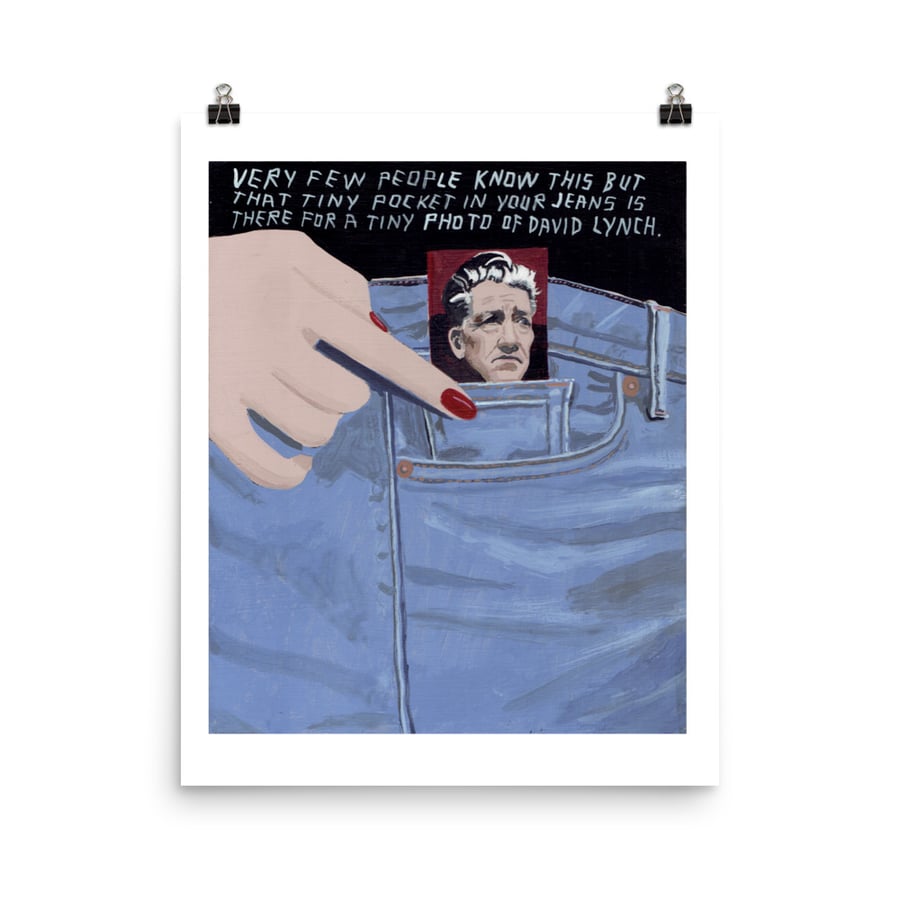 Image of TINY POCKET JEANS POSTER