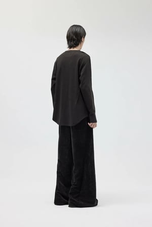 Image of EQUALNEAR - Astro Henley Sweatshirt (Black)