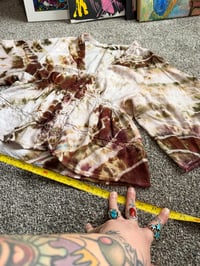 Image 11 of whimsical fae button up-cycled blouse (M)