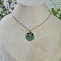 Jade Fan Necklace